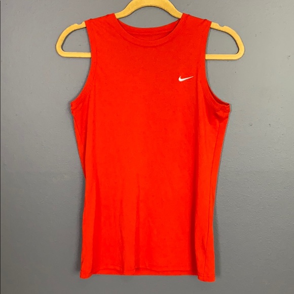 Nike Tops - Nike I Red Sleeveless Workout Top Size Small